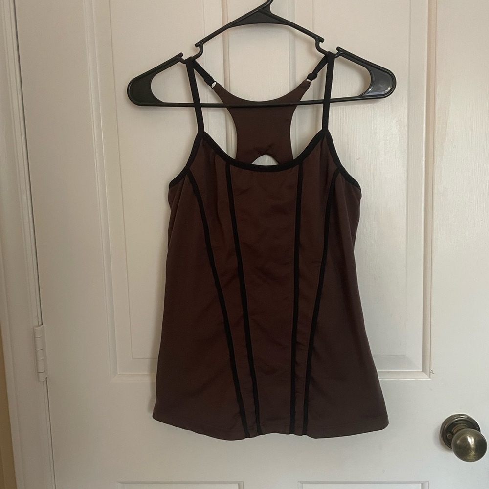 Brown Prana Athletic Tank